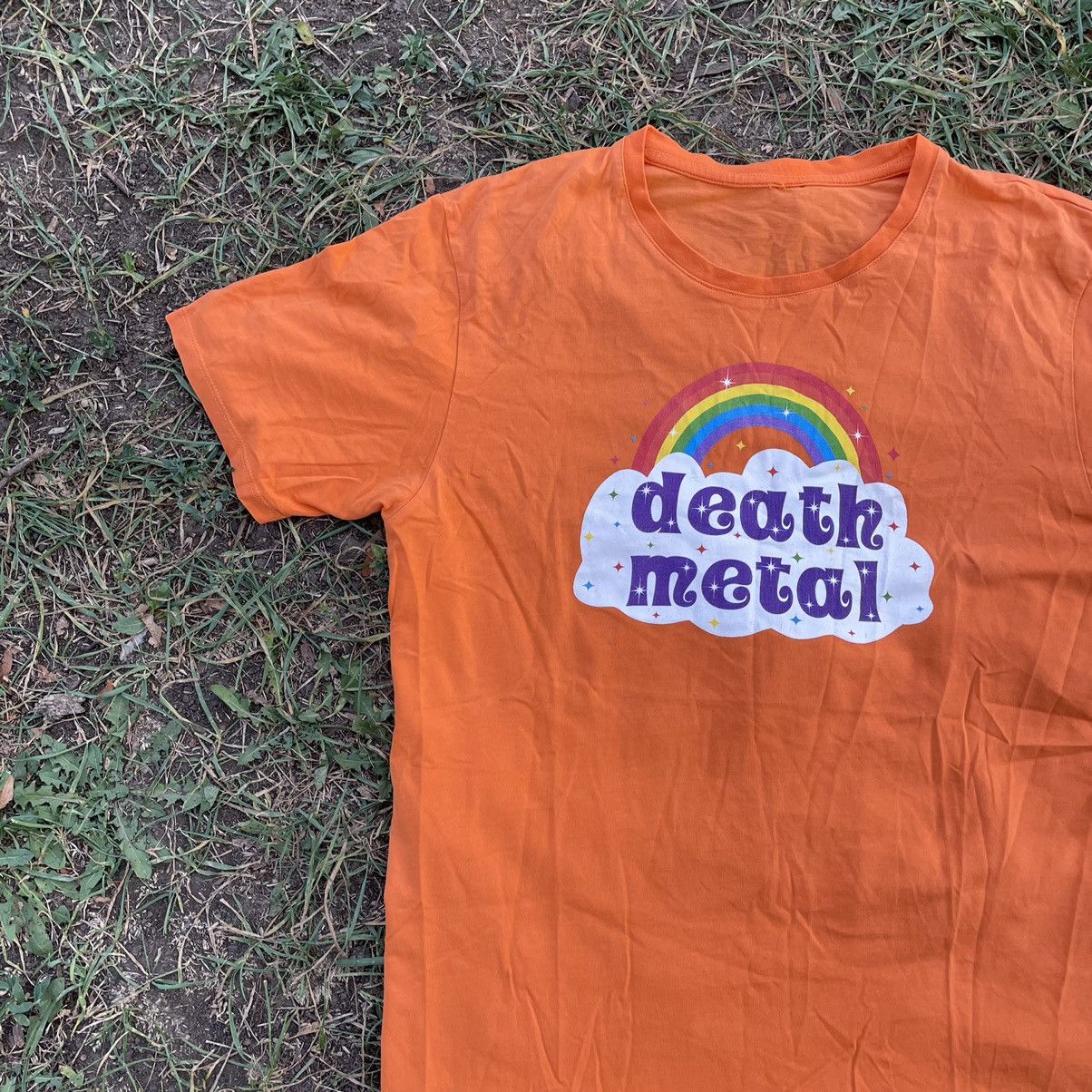 Vintage Vintage Y2K Deadstock Graphic Tee Dead Metal Humor Baggy M Size US M / EU 48-50 / 2 - 2 Thumbnail