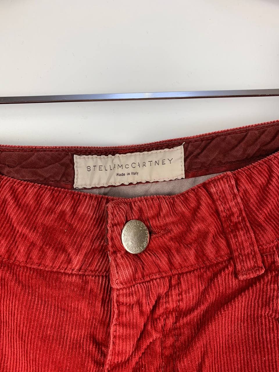 Stella McCartney Stell McCartney corduroy red cotton Italy Size 28" / US 6 / IT 42 - 2 Thumbnail