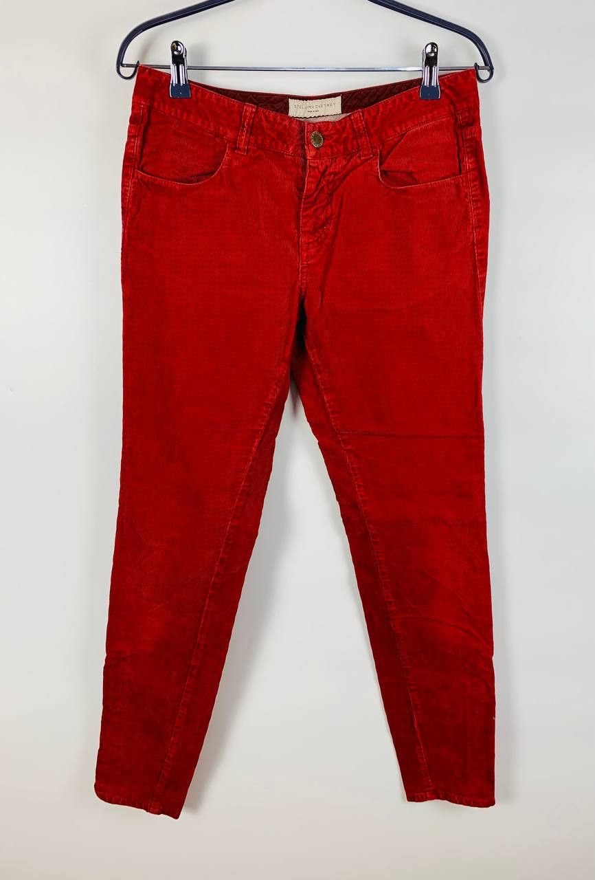 Stella McCartney Stell McCartney corduroy red cotton Italy Size 28" / US 6 / IT 42 - 1 Thumbnail