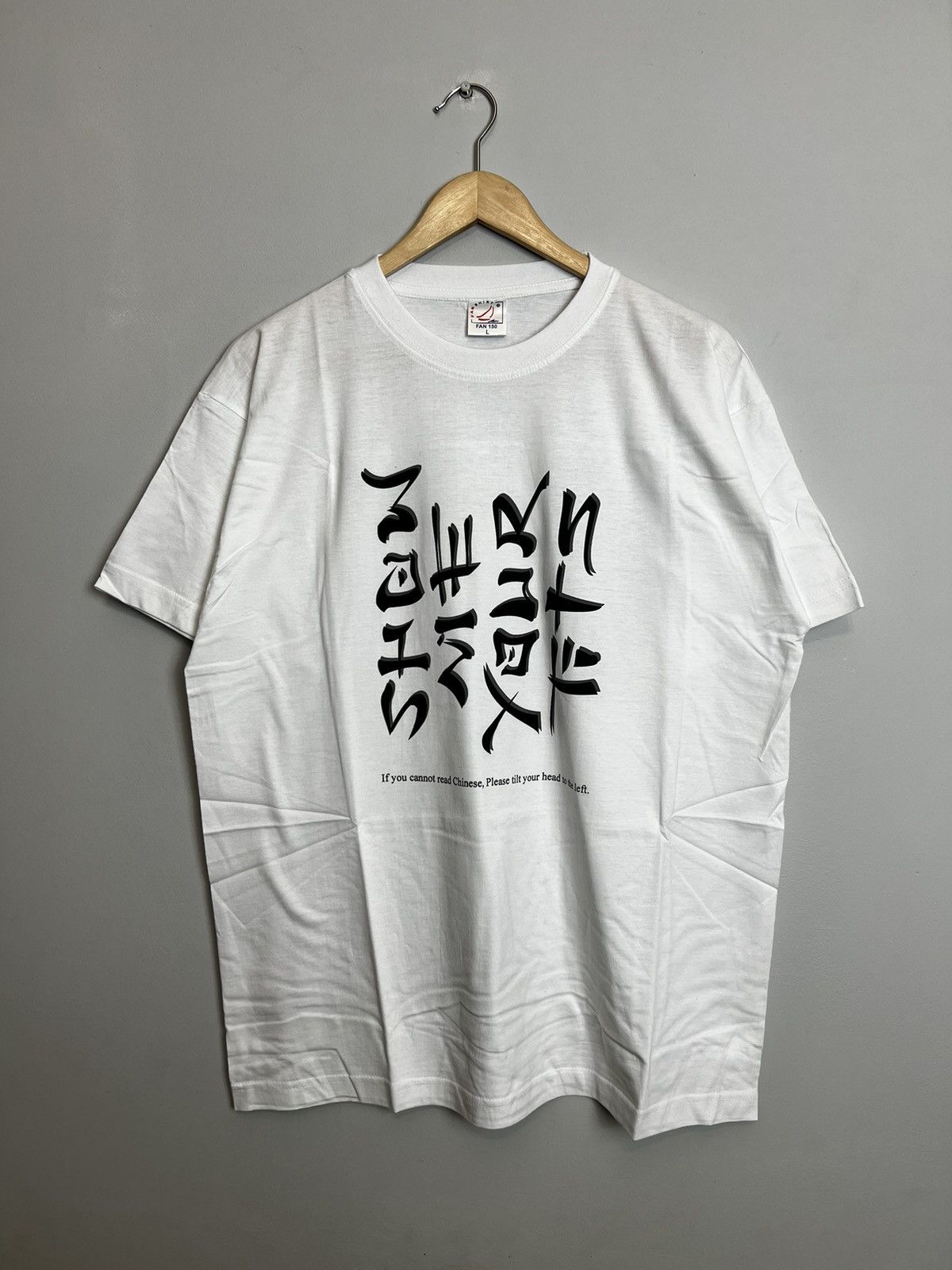 Seditionaries 90s Vintage Show Me Your Tits Chinese Sentence Humor Tee Size US L / EU 52-54 / 3 - 1 Thumbnail