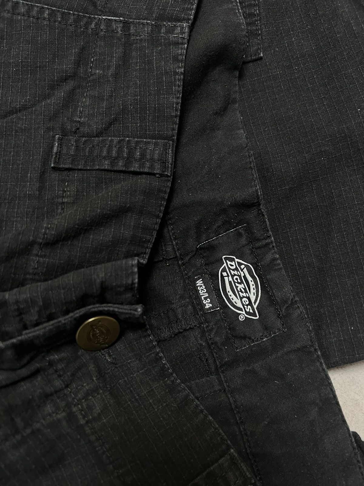 Dickies × Vintage Rare Vintage Dickies Cargo Pants 33x34 Workwear Kanye Travis Size US 33 - 5 Thumbnail