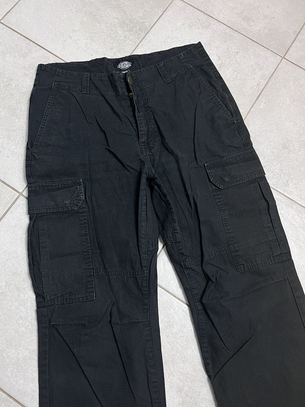 Dickies × Vintage Rare Vintage Dickies Cargo Pants 33x34 Workwear Kanye Travis Size US 33 - 4 Thumbnail