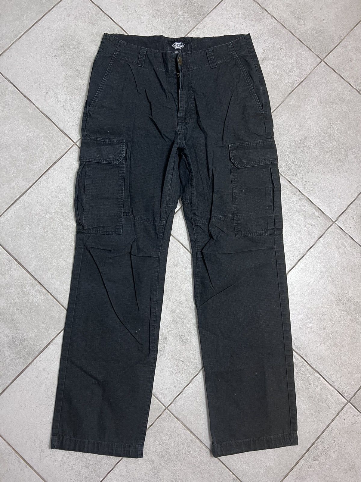Dickies × Vintage Rare Vintage Dickies Cargo Pants 33x34 Workwear Kanye Travis Size US 33 - 1 Thumbnail
