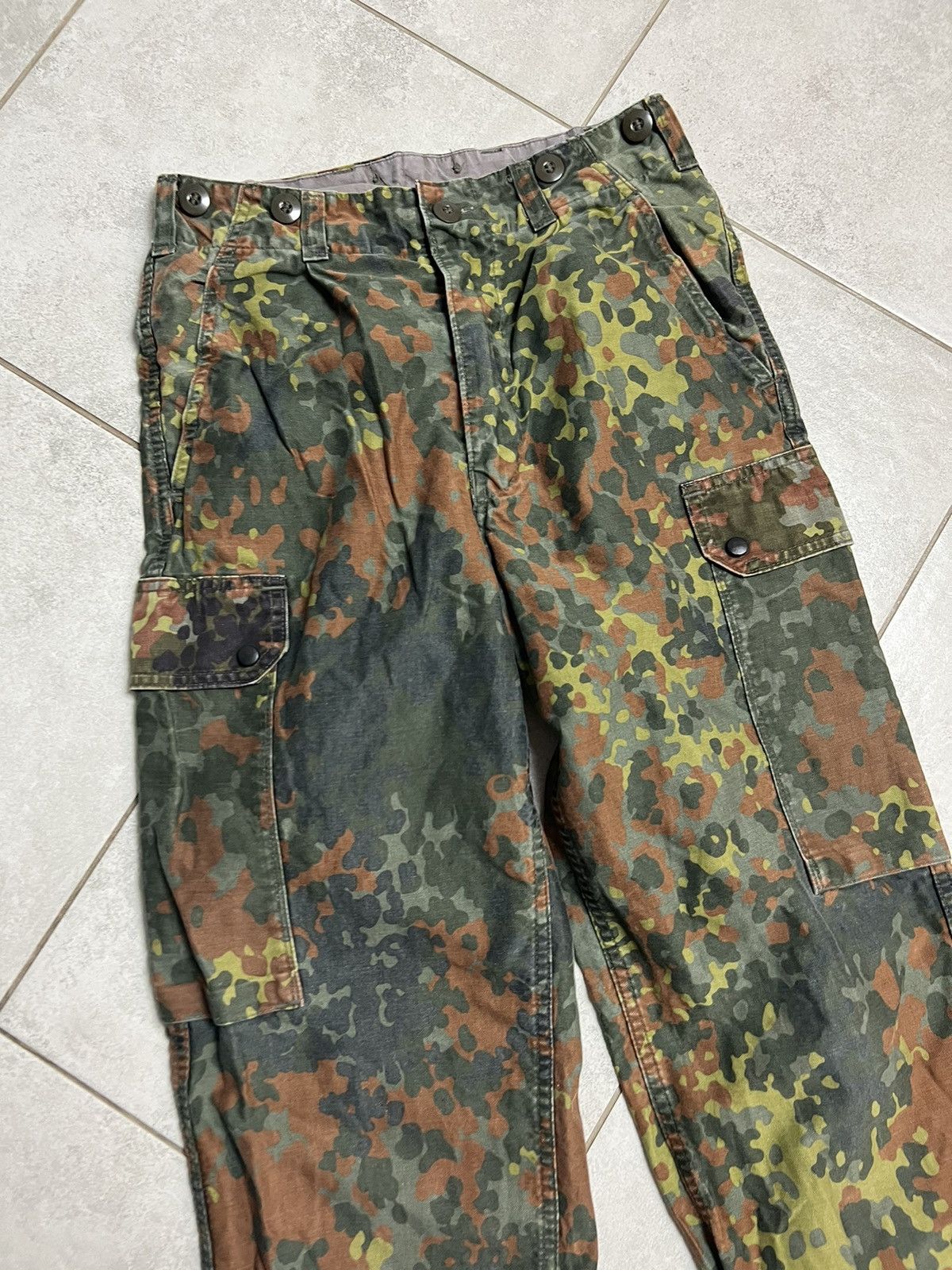 Vintage Rare Vintage 90s German Military Camo Cargo Pants Travis Size US 28 / EU 44 - 3 Thumbnail