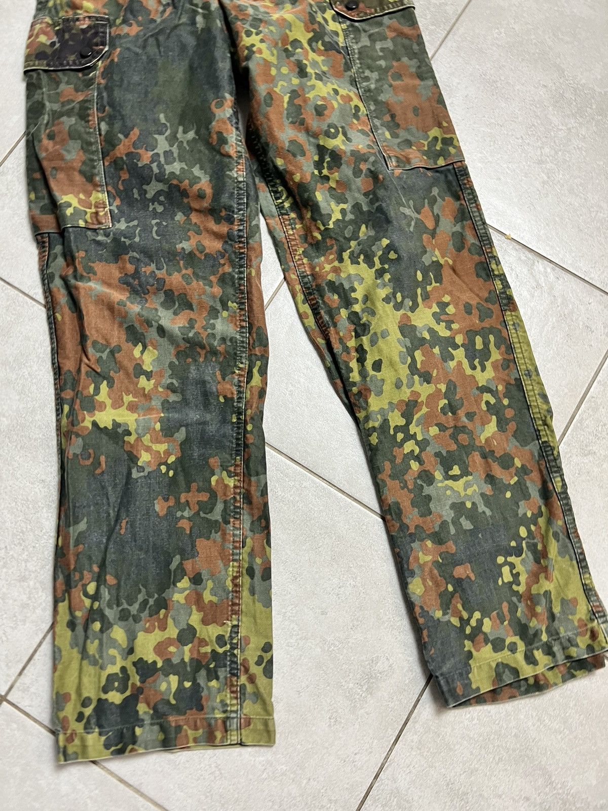 Vintage Rare Vintage 90s German Military Camo Cargo Pants Travis Size US 28 / EU 44 - 5 Thumbnail