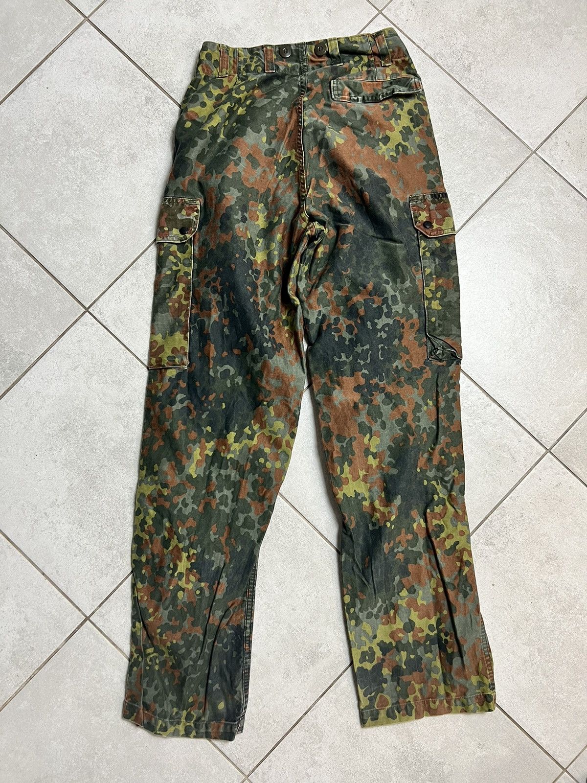 Vintage Rare Vintage 90s German Military Camo Cargo Pants Travis Size US 28 / EU 44 - 2 Thumbnail