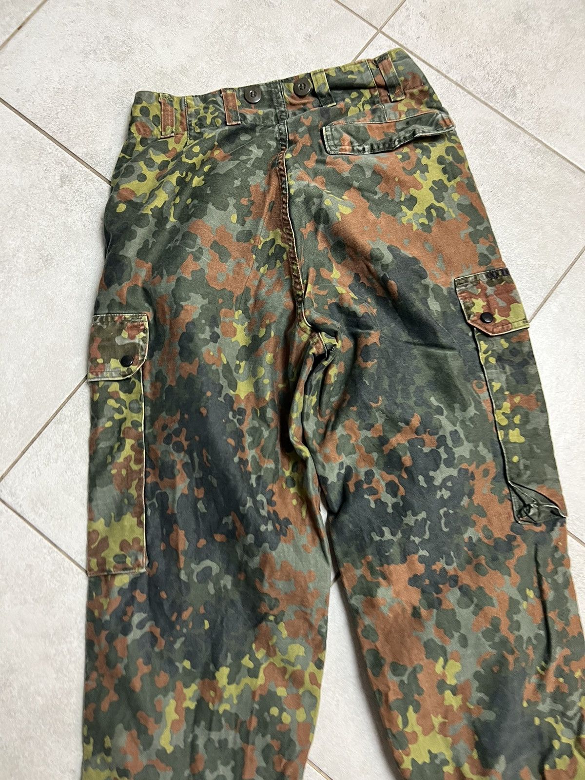 Vintage Rare Vintage 90s German Military Camo Cargo Pants Travis Size US 28 / EU 44 - 4 Thumbnail