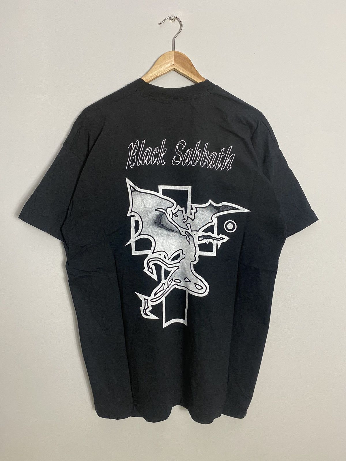 Band Tees × Vintage 1994 Black Sabbath Cross Purposes Vintage Rock Band Tshirt Size US XL / EU 56 / 4 - 2 Thumbnail