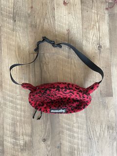 Supreme Leopard Fleece Waist Bag | Grailed