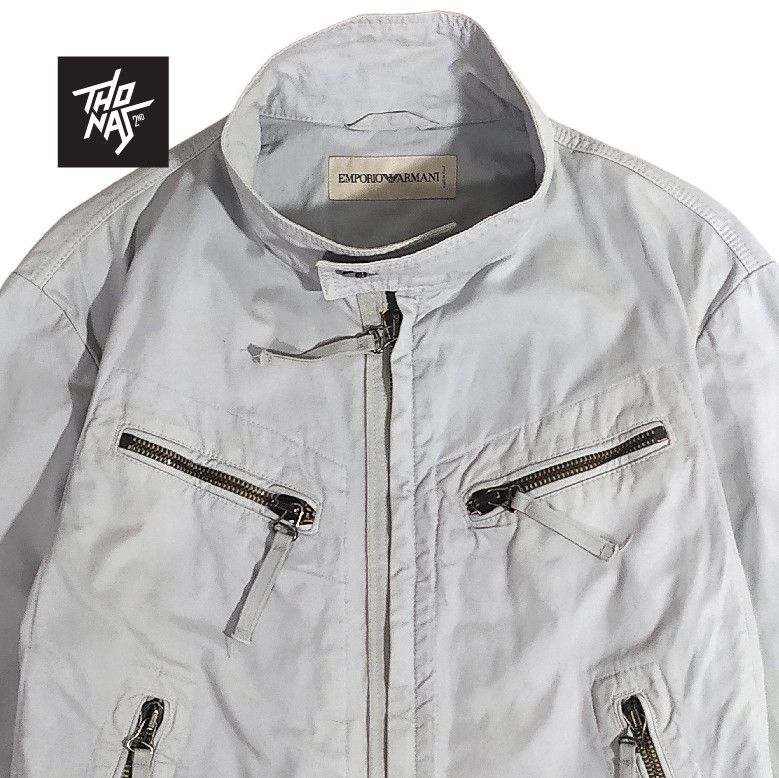 Armani Collezioni Vintage Emporio Armani Cotton Jacket Size M / US 6-8 / IT 42-44 - 1 Thumbnail