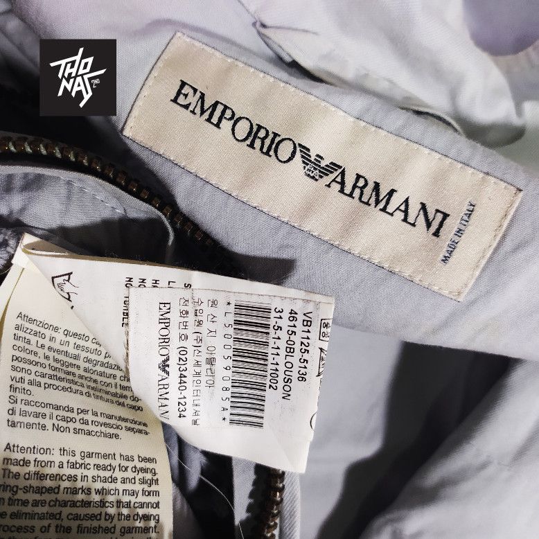 Armani Collezioni Vintage Emporio Armani Cotton Jacket Size M / US 6-8 / IT 42-44 - 4 Thumbnail