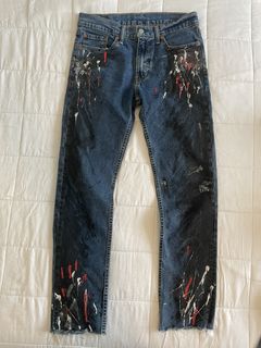 Vintage Levi's Jeans Paint Splatter
