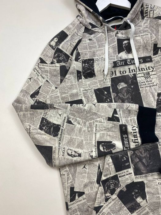 Jordan newspaper outlet hoodie