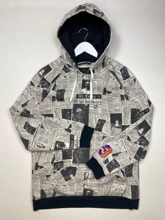 Jordan 2025 newspaper hoodie