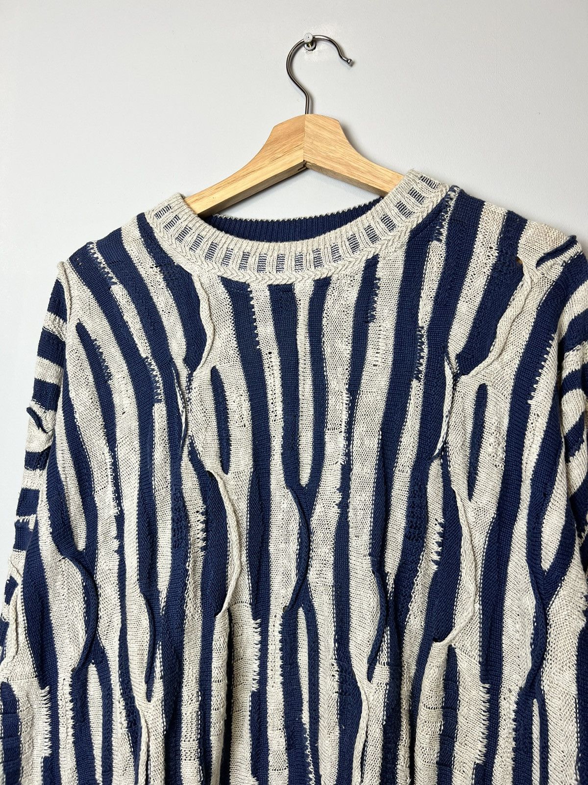 Carlo Colucci Rare Vintage Carlo Colucci Sweater With Coogi Vibes Biggie Size US L / EU 52-54 / 3 - 3 Thumbnail