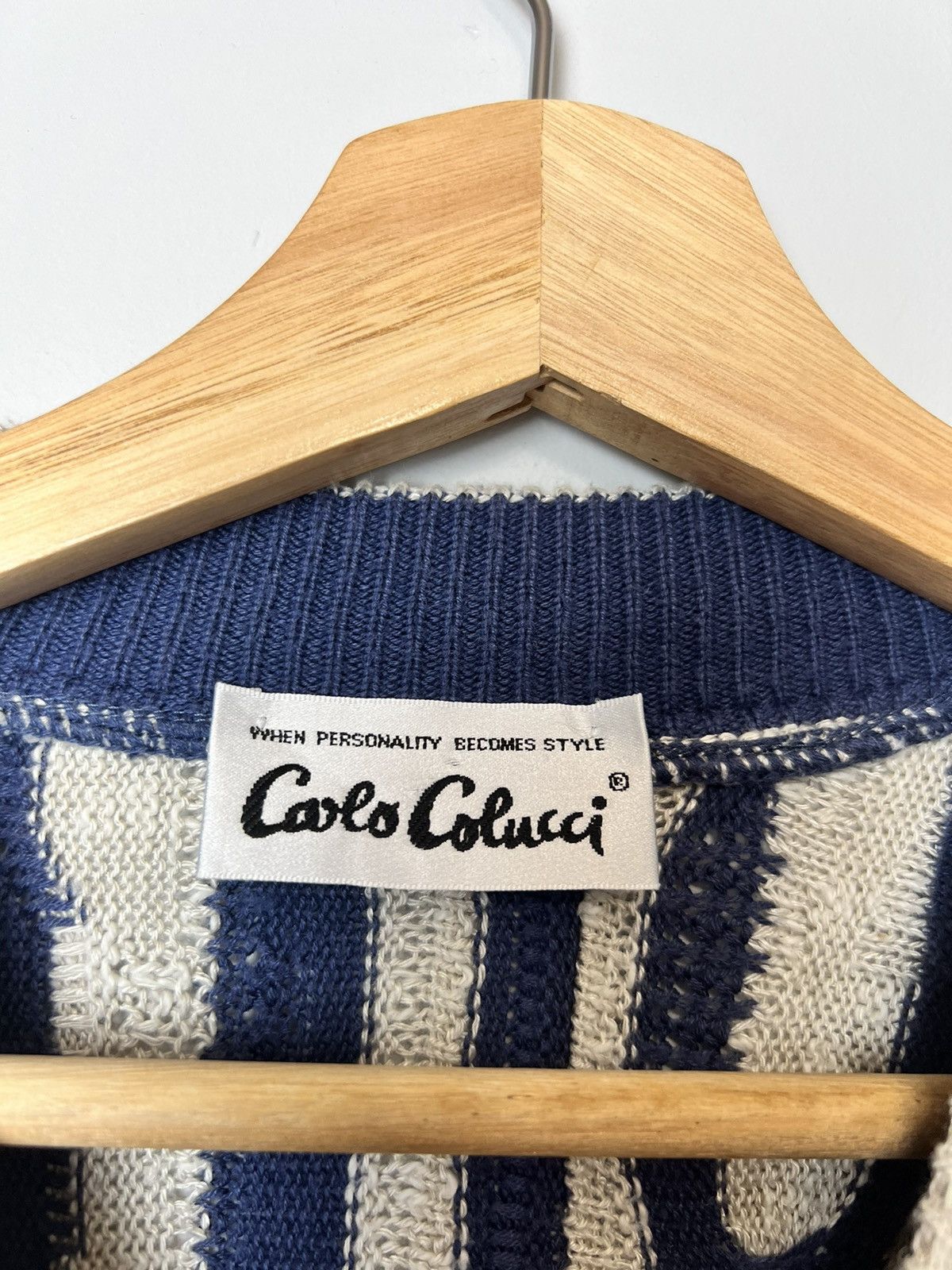 Carlo Colucci Rare Vintage Carlo Colucci Sweater With Coogi Vibes Biggie Size US L / EU 52-54 / 3 - 9 Thumbnail