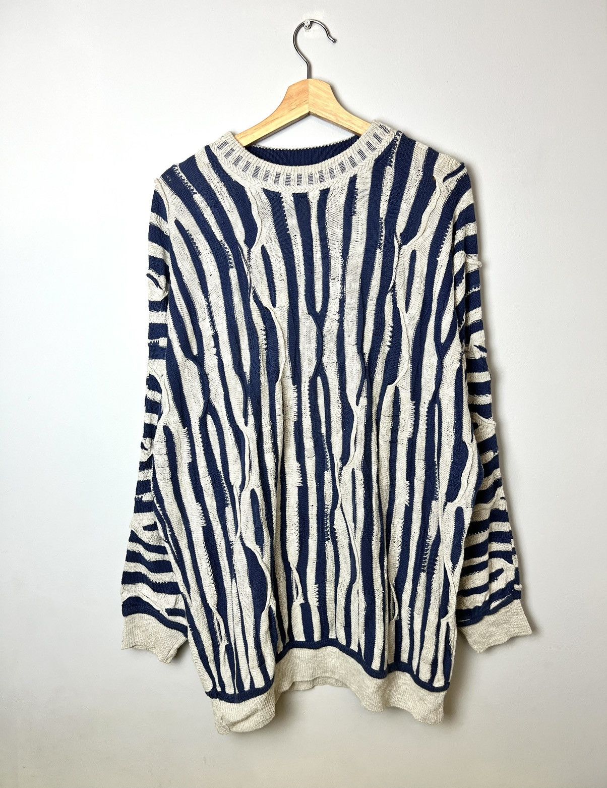 Carlo Colucci Rare Vintage Carlo Colucci Sweater With Coogi Vibes Biggie Size US L / EU 52-54 / 3 - 1 Thumbnail