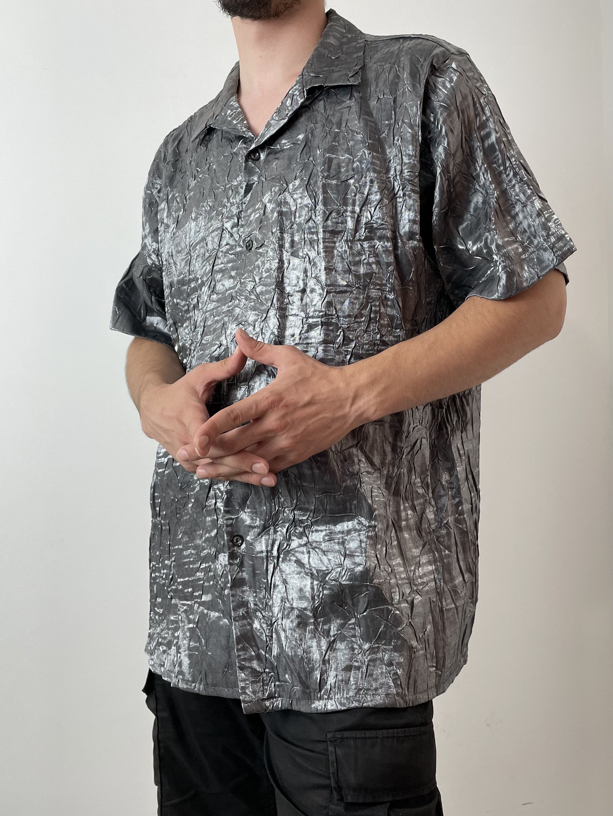Vintage Vintage 80s/90s Atittudes shirt Avant Garde made in usa Size US XL / EU 56 / 4 - 2 Thumbnail
