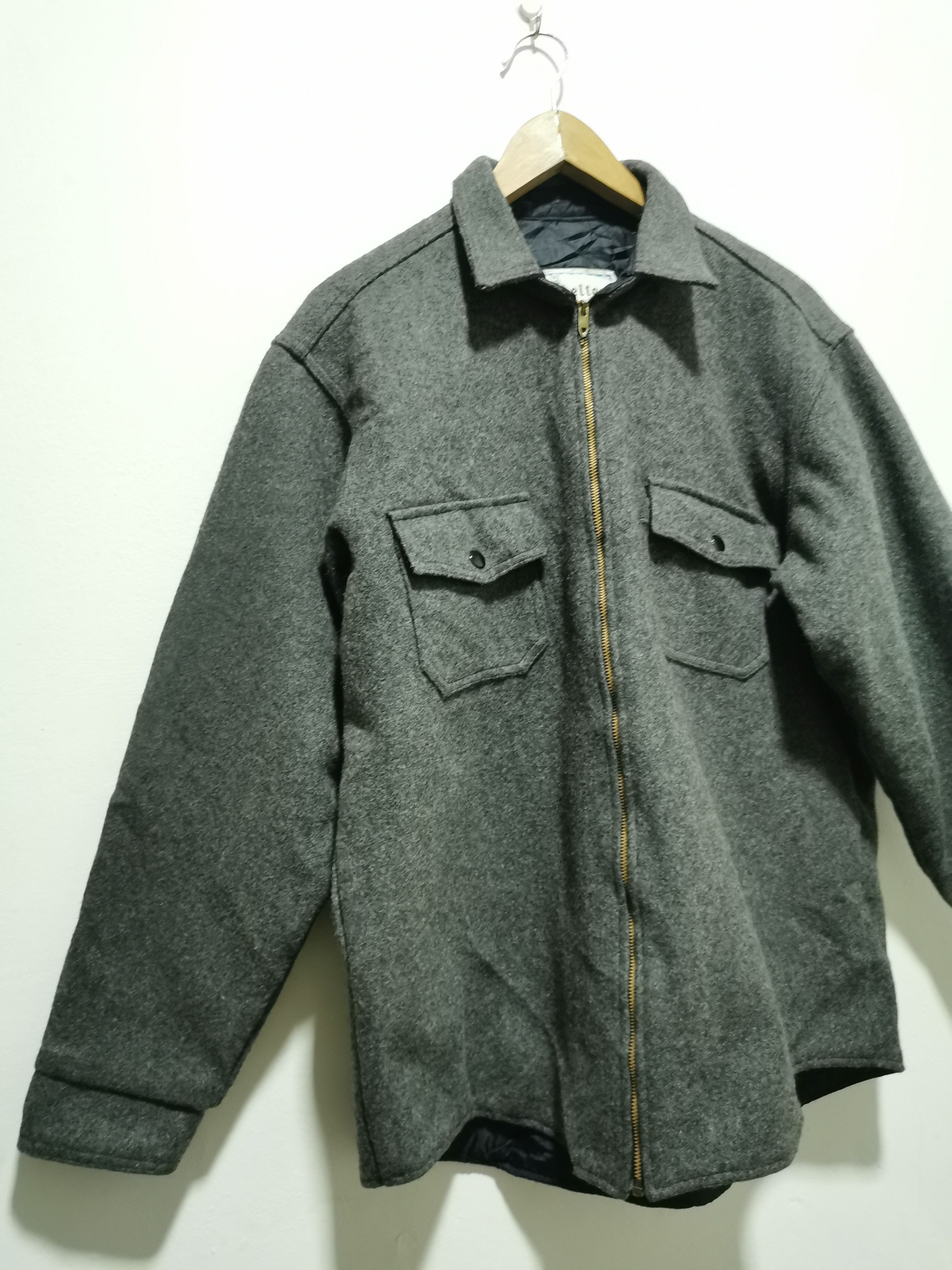 Vintage The Melton Wool Jacket Made in USA