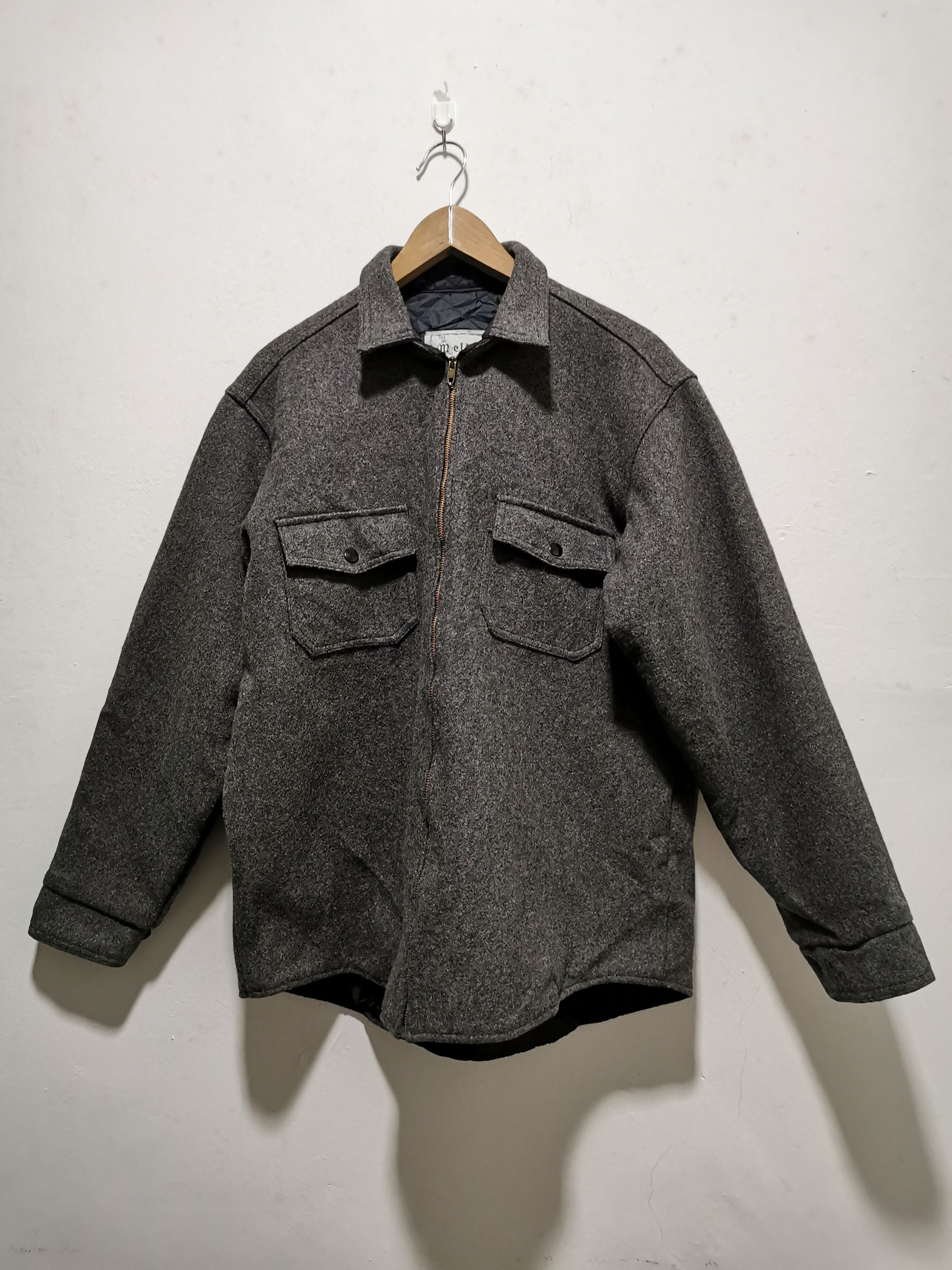 Vintage The Melton Wool Jacket Made in USA