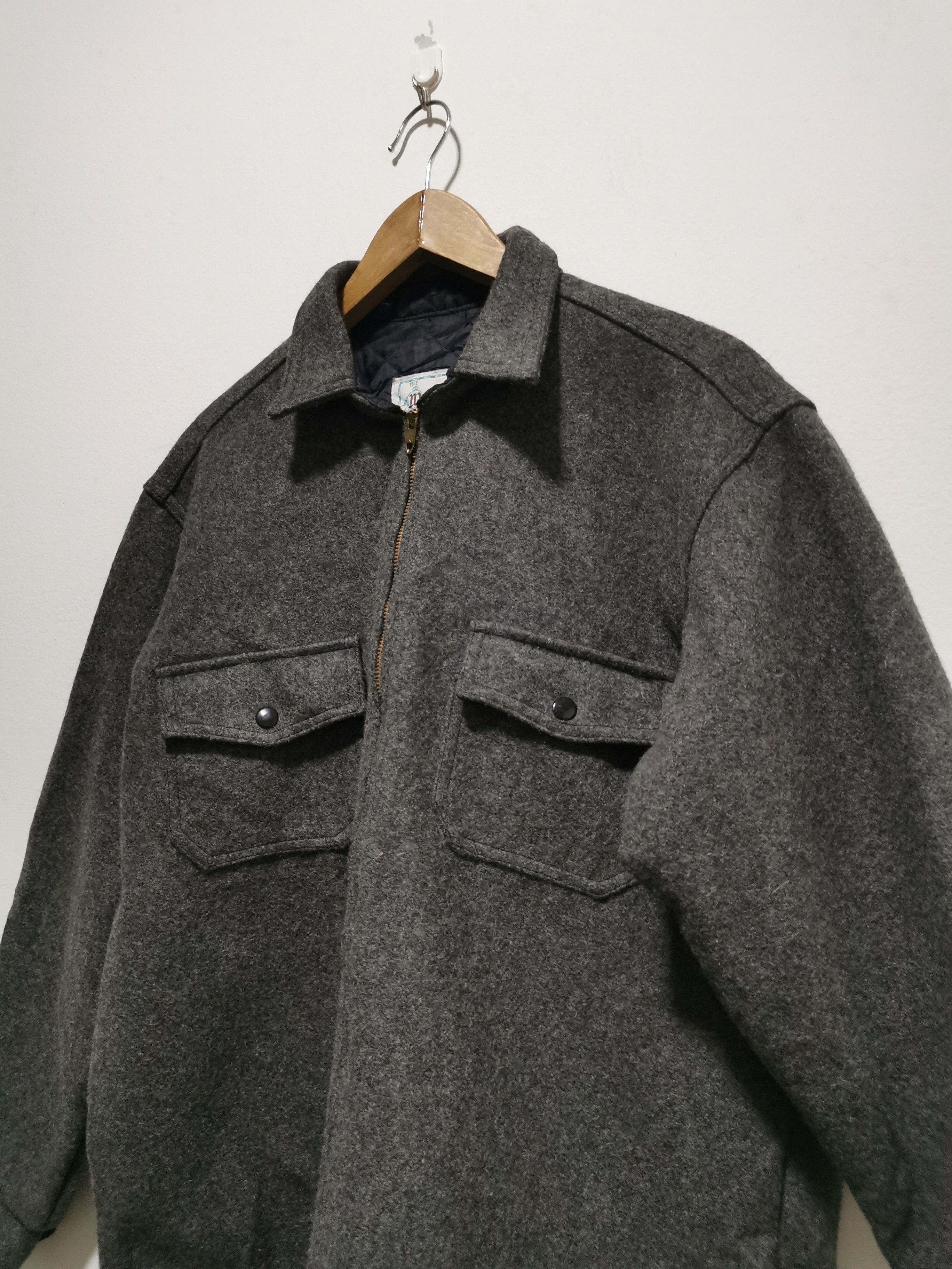 Vintage The Melton Wool Jacket Made in USA