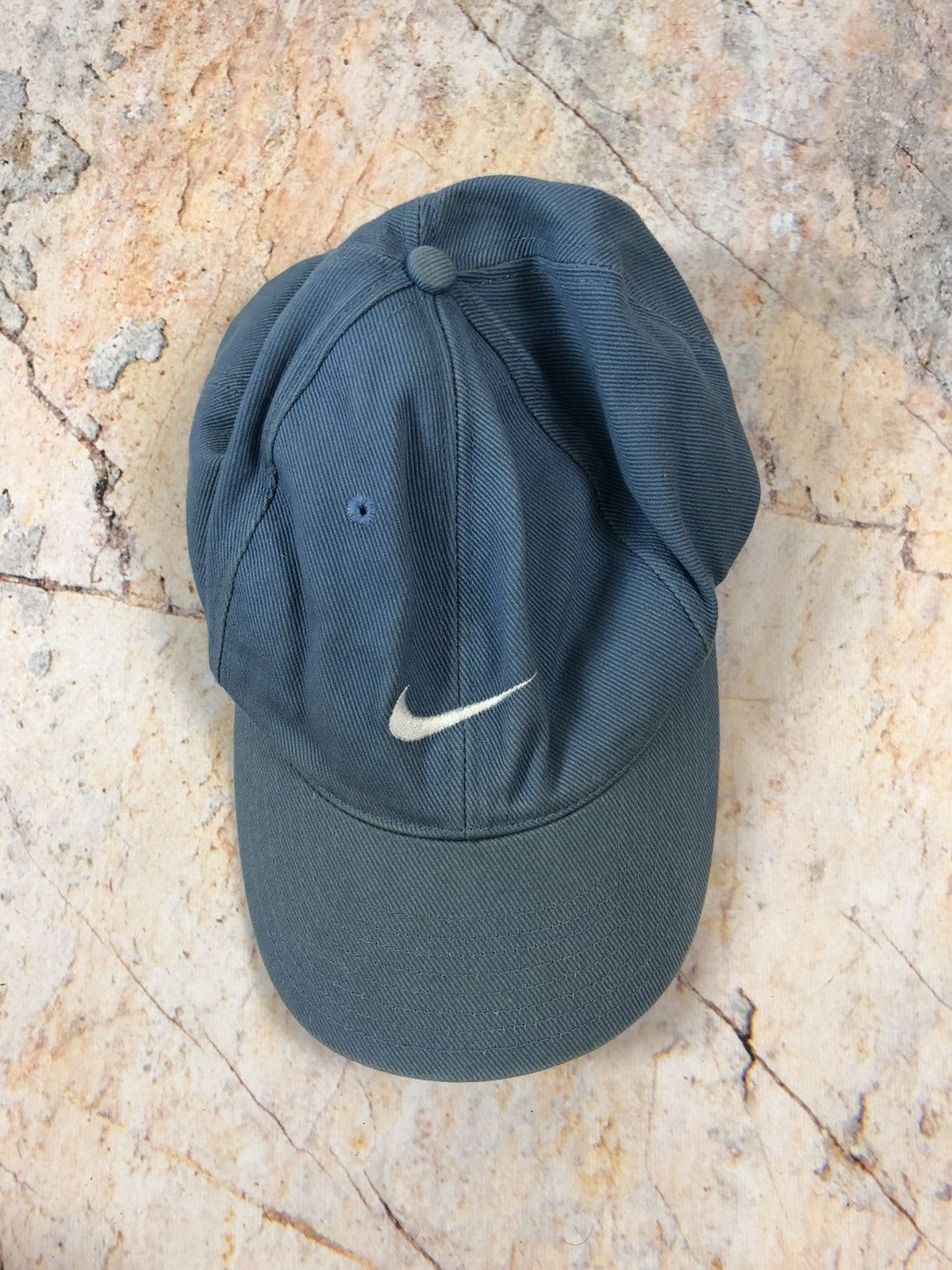 Nike × Vintage Nike vintage blue cap Size ONE SIZE - 1 Thumbnail