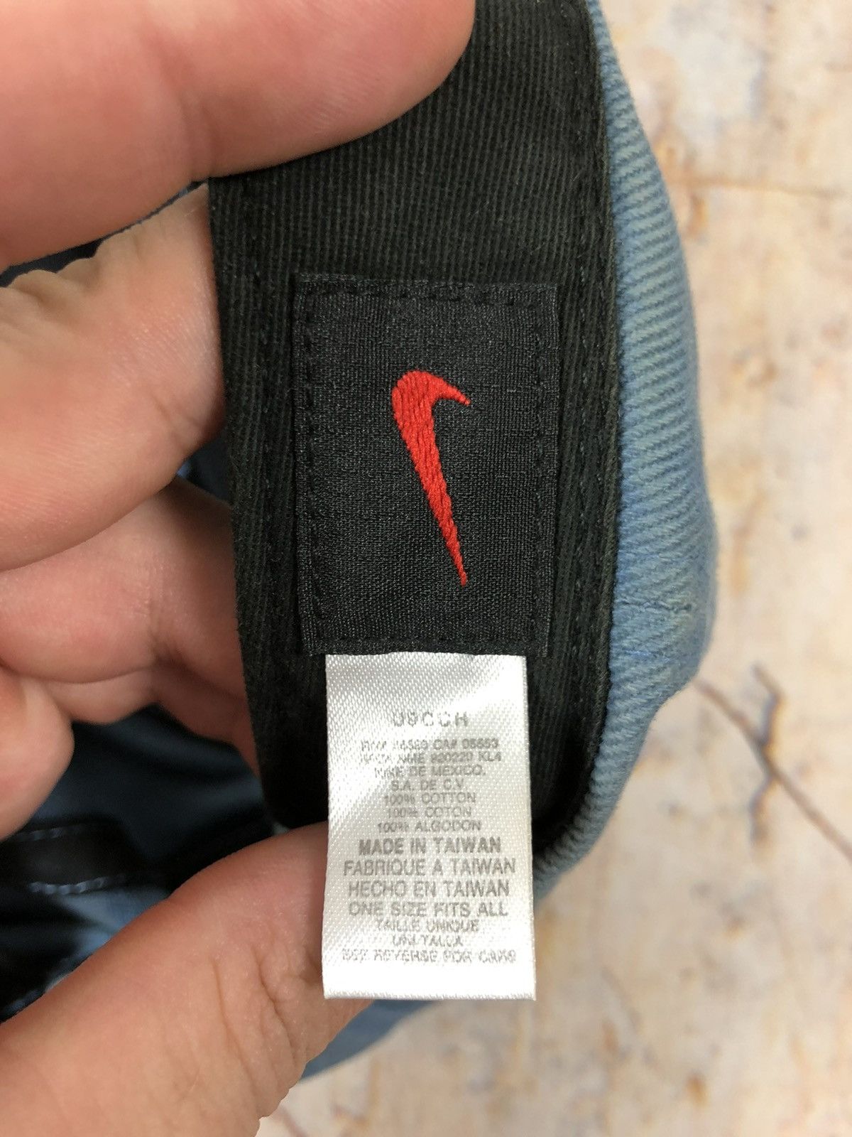 Nike × Vintage Nike vintage blue cap Size ONE SIZE - 5 Thumbnail