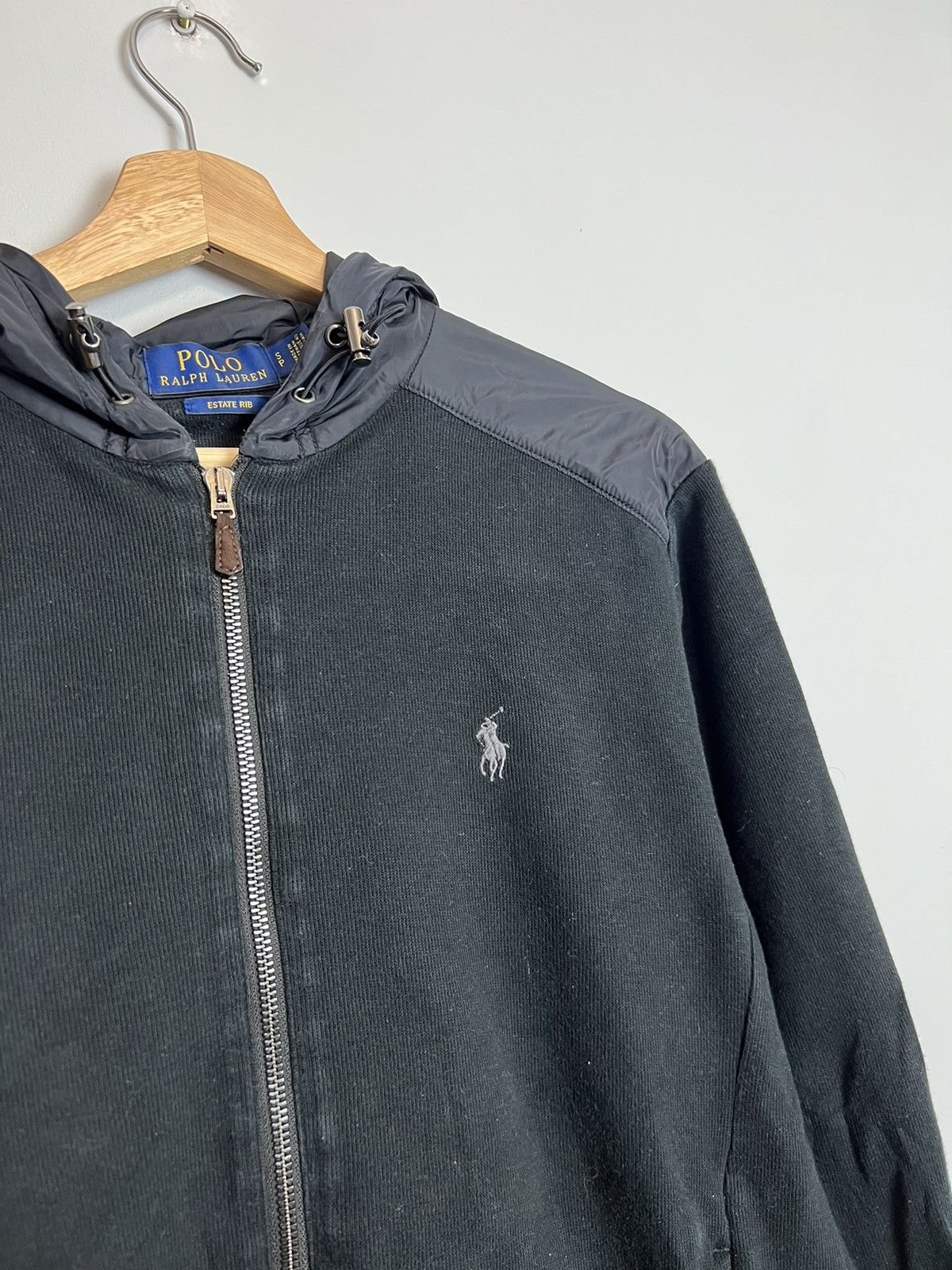Ralph Lauren Rare Polo Ralph Lauren Nylon Zip Hoodie Hype Streetwear Size US S / EU 44-46 / 1 - 3 Thumbnail