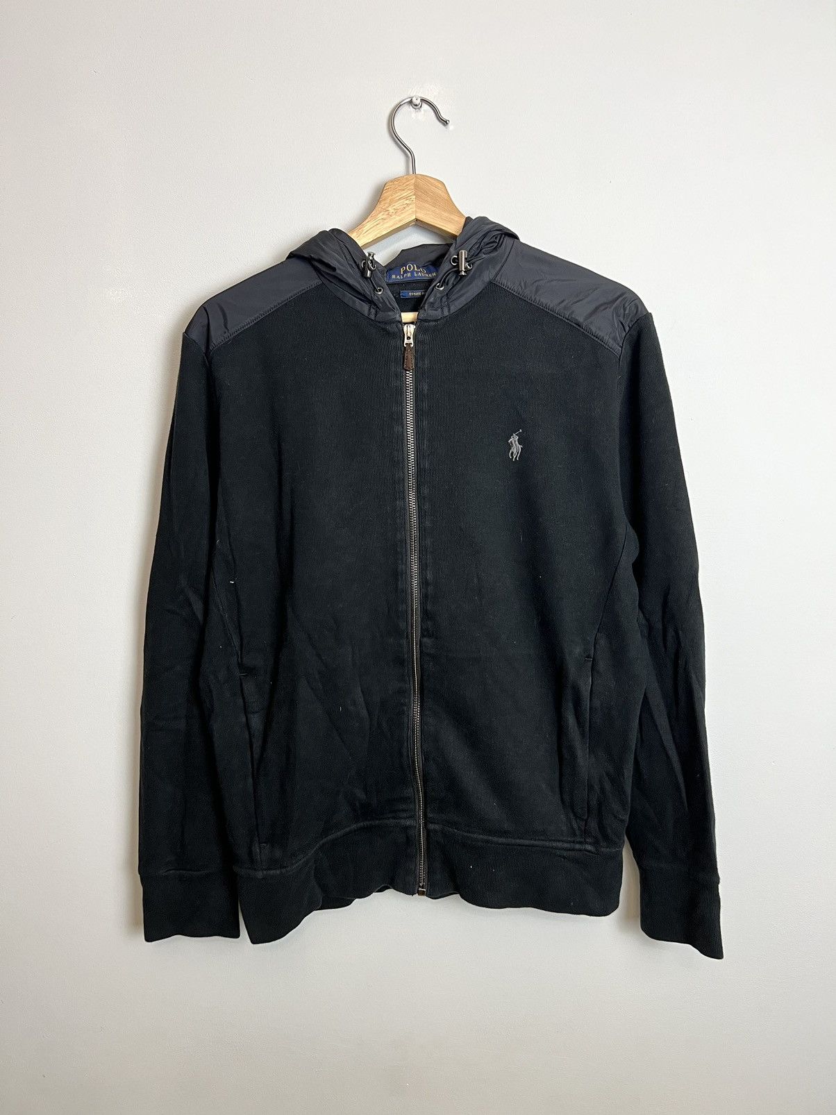 Ralph Lauren Rare Polo Ralph Lauren Nylon Zip Hoodie Hype Streetwear Size US S / EU 44-46 / 1 - 1 Thumbnail
