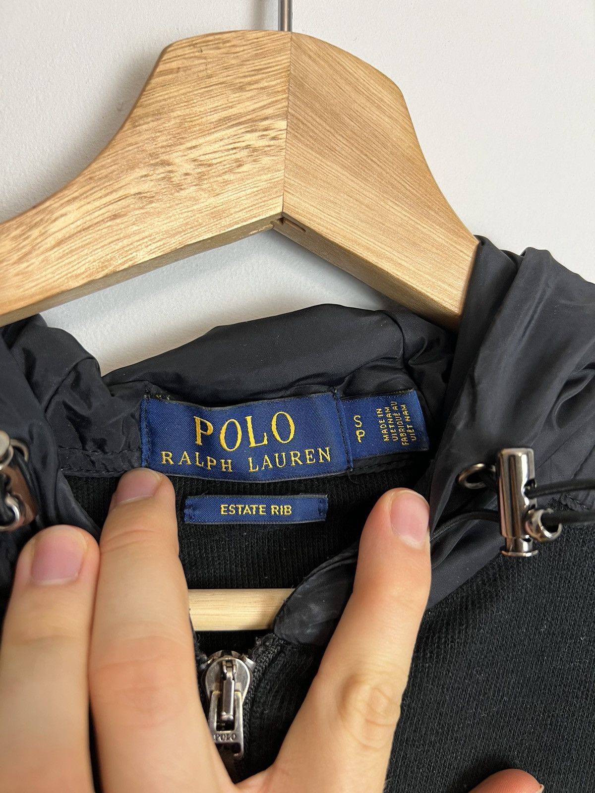 Ralph Lauren Rare Polo Ralph Lauren Nylon Zip Hoodie Hype Streetwear Size US S / EU 44-46 / 1 - 4 Thumbnail