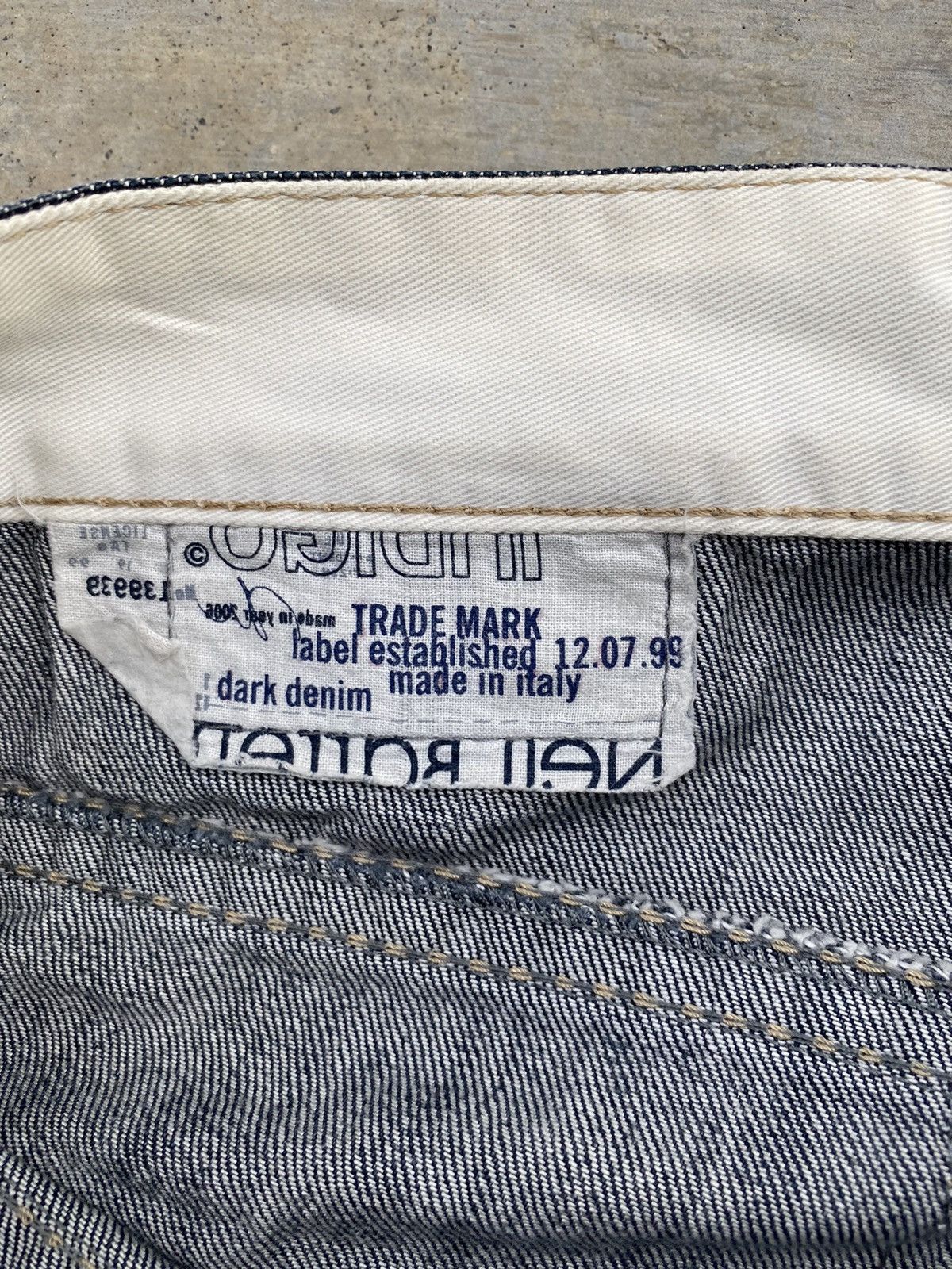 Neil Barrett AW 06 NEIL BARRETT INDIGO FLARED COWBOY TWISTED PUNK RAVER Size US 30 / EU 46 - 8 Thumbnail