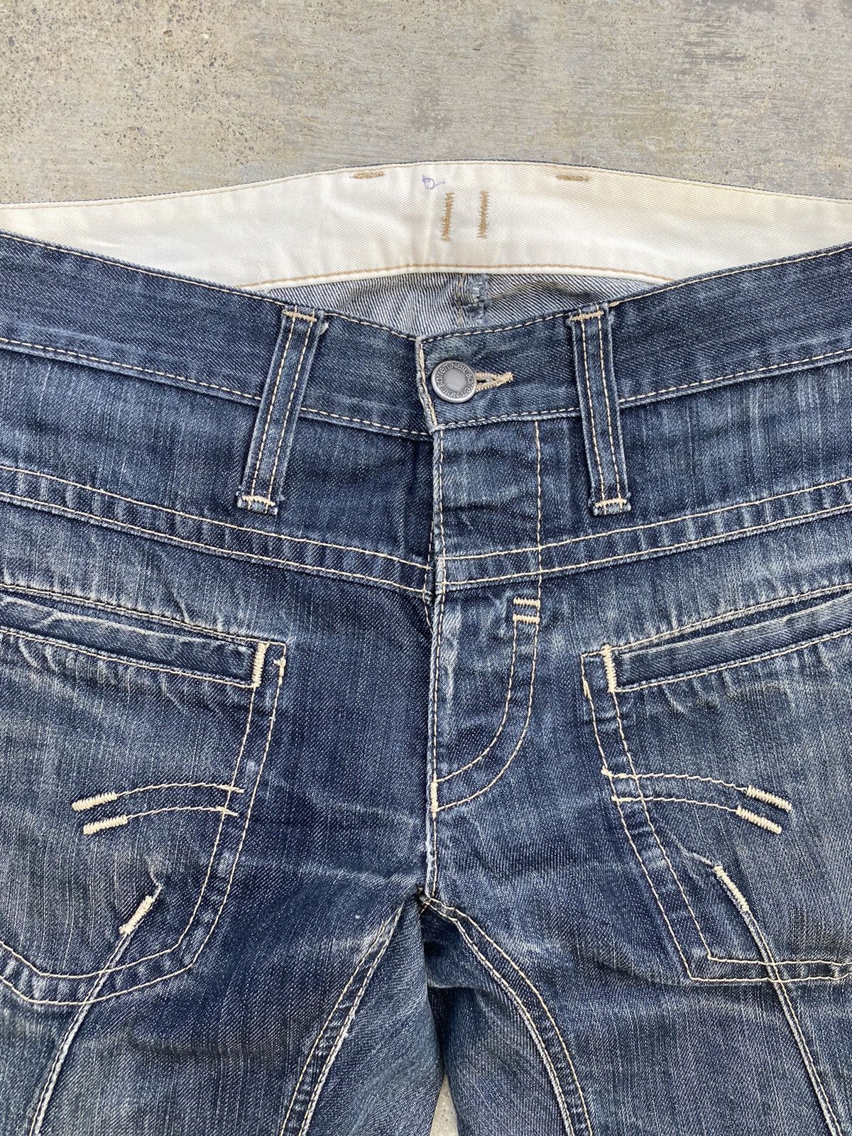 Neil Barrett AW 06 NEIL BARRETT INDIGO FLARED COWBOY TWISTED PUNK RAVER Size US 30 / EU 46 - 5 Thumbnail