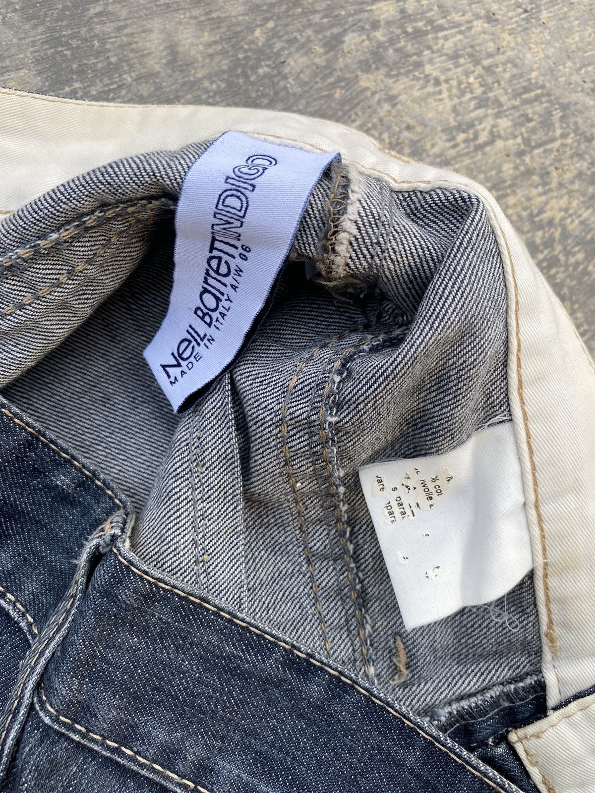 Neil Barrett AW 06 NEIL BARRETT INDIGO FLARED COWBOY TWISTED PUNK RAVER Size US 30 / EU 46 - 7 Thumbnail