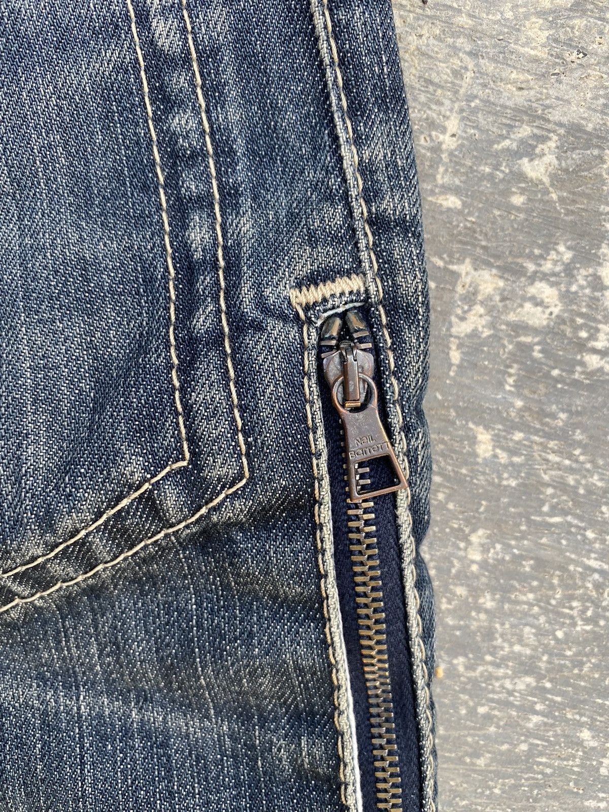 Neil Barrett AW 06 NEIL BARRETT INDIGO FLARED COWBOY TWISTED PUNK RAVER Size US 30 / EU 46 - 4 Thumbnail