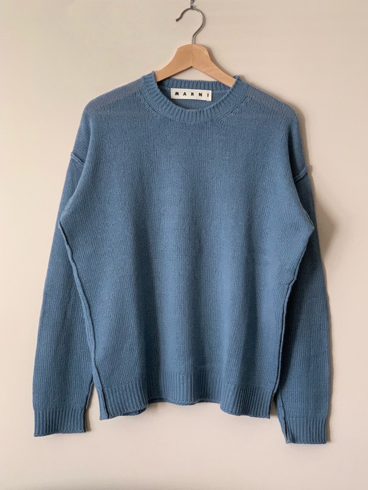 Marni Marni Overlock Cashmere Sweater Size US M / EU 48-50 / 2 - 1 Thumbnail