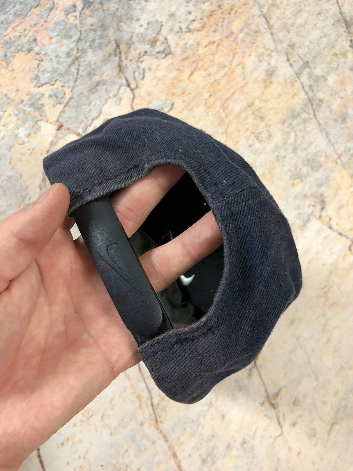 Nike × Vintage Nike vintage black hat cap Size ONE SIZE - 4 Thumbnail
