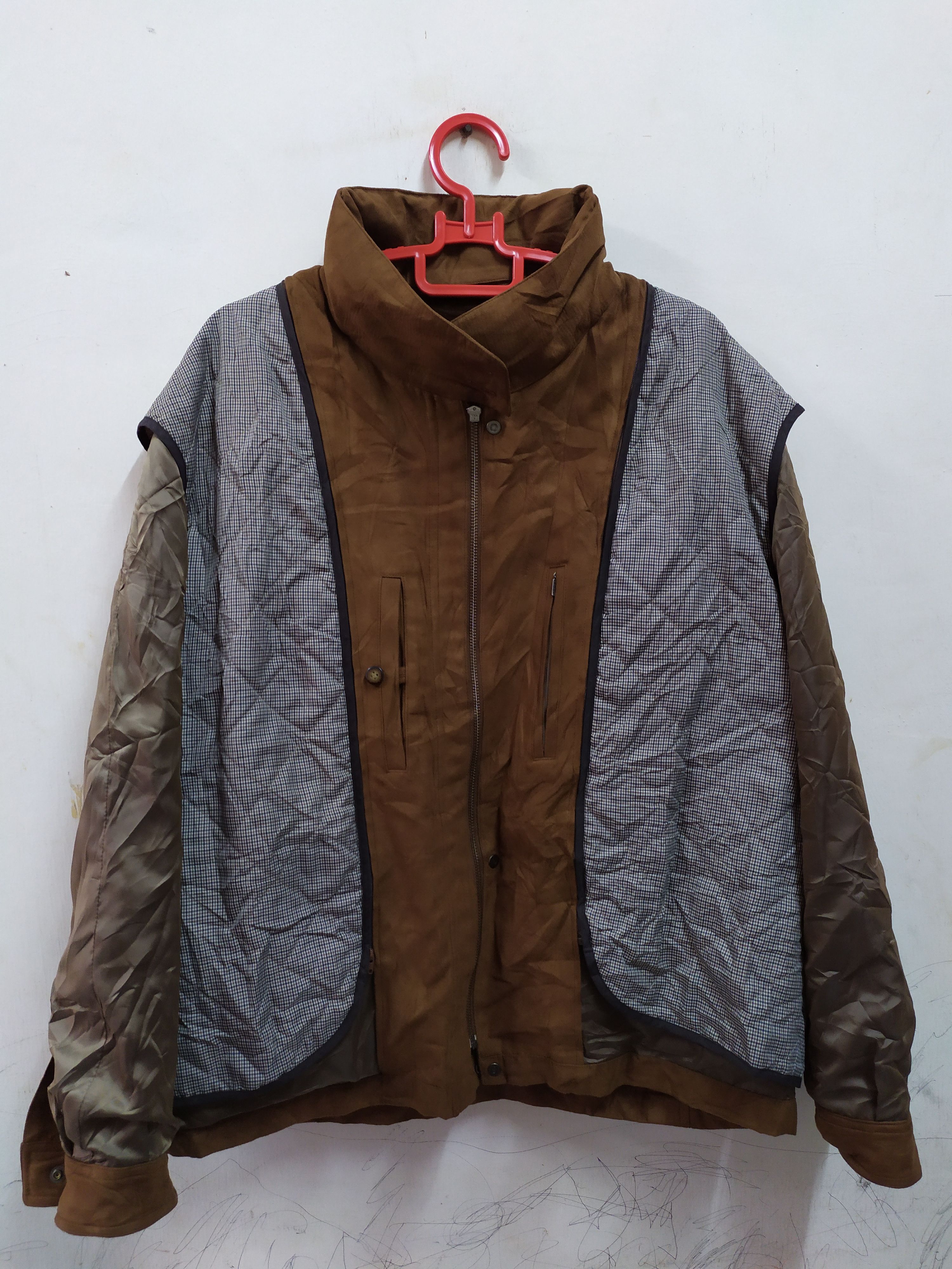 Element VINTAGE ELEMENT FADED BROWN HEAVY COAT JACKET HOODIE Size US XL / EU 56 / 4 - 11 Thumbnail