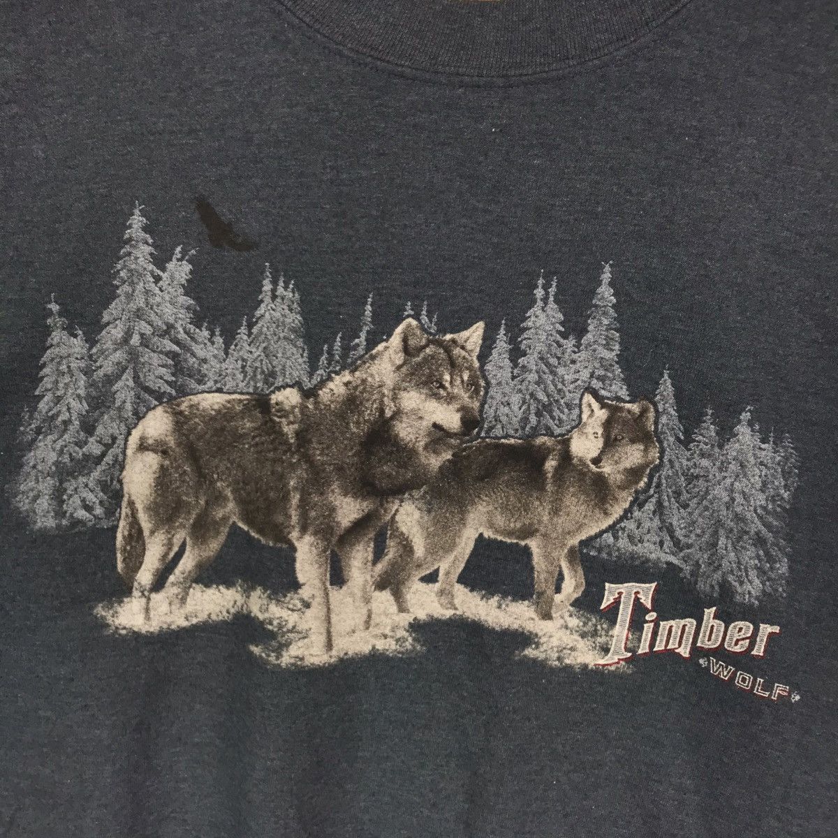 Habitat × Vintage Vintage Timber Wolf Habitat Art Animal Sweatshirt Pullover Size US M / EU 48-50 / 2 - 3 Thumbnail