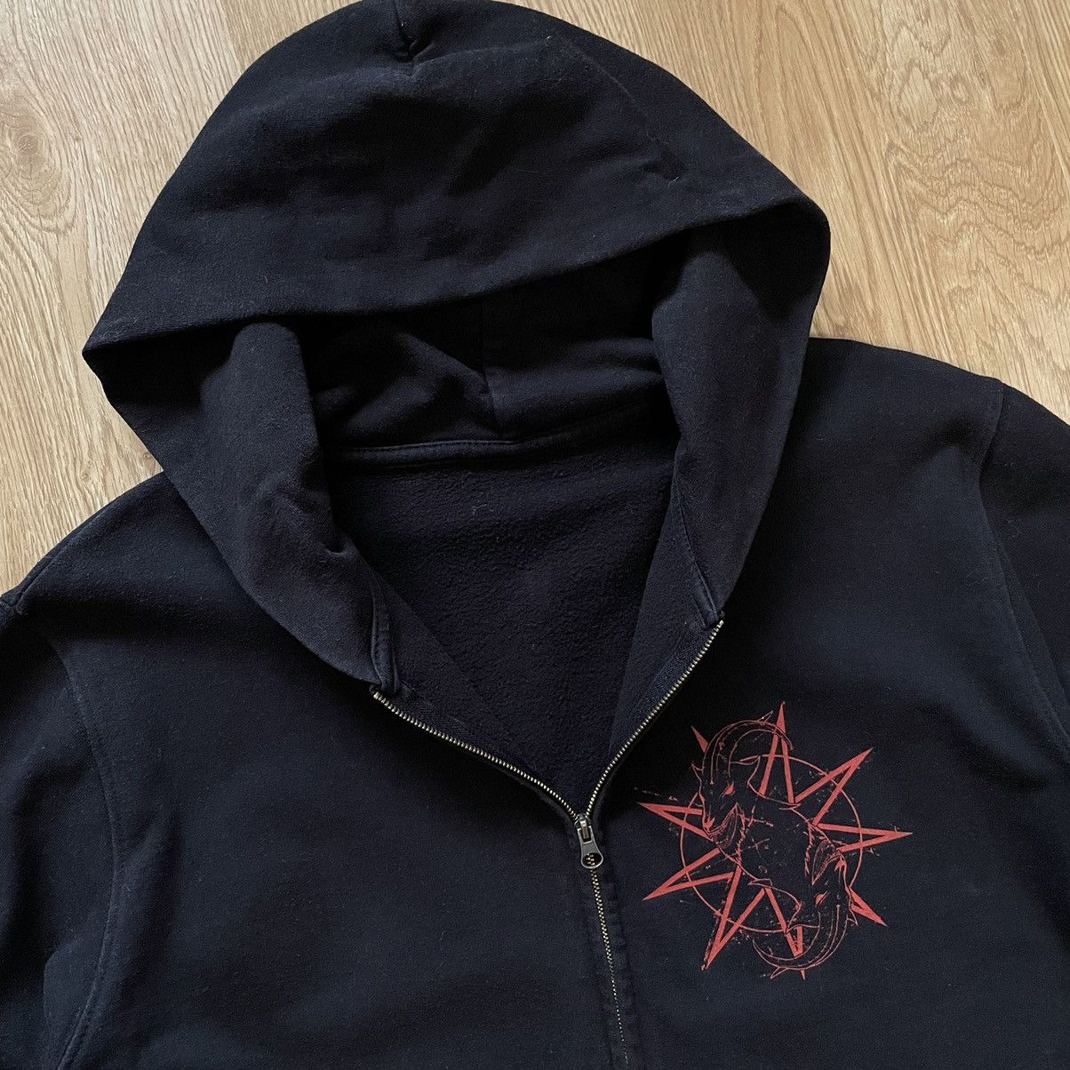 Band Tees Vintage Slipknot Big Logo Metal Band Zip Hoodie Sweatshirt Size US M / EU 48-50 / 2 - 10 Thumbnail