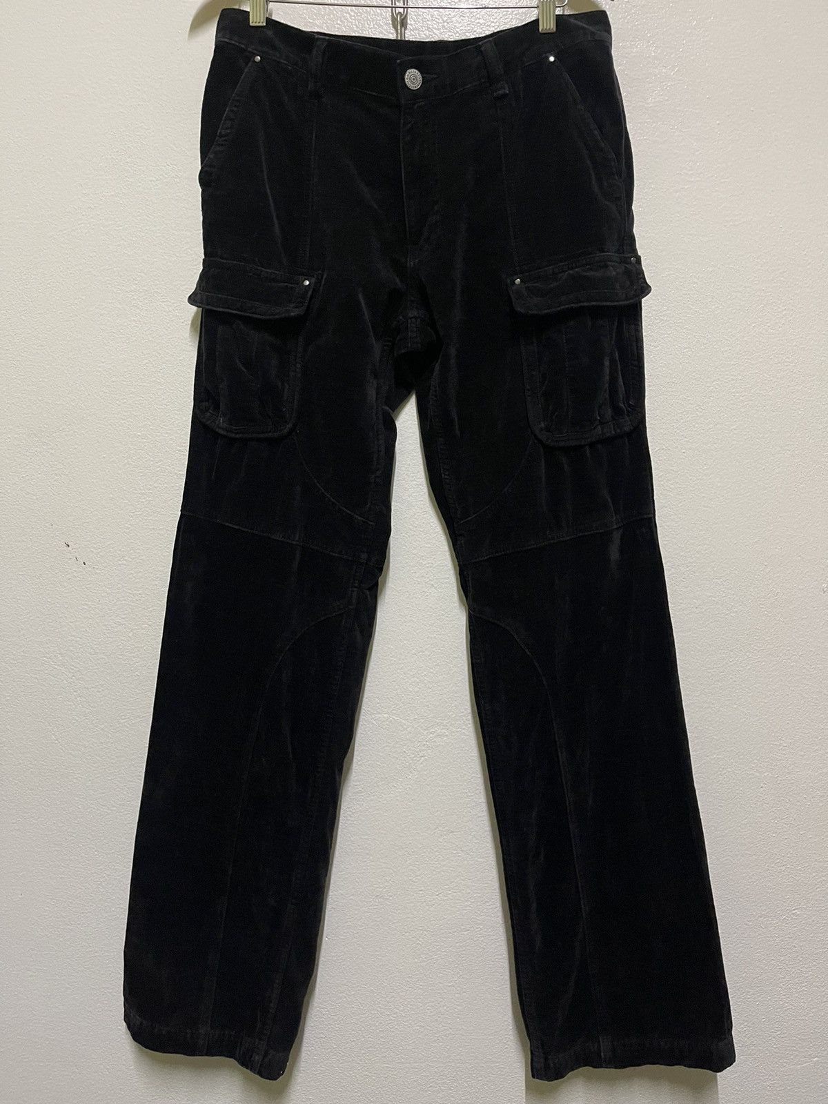 image of Comme Ca Ism Comme Ca Du Mode Men Cargo Velvet in Black (Size 32)