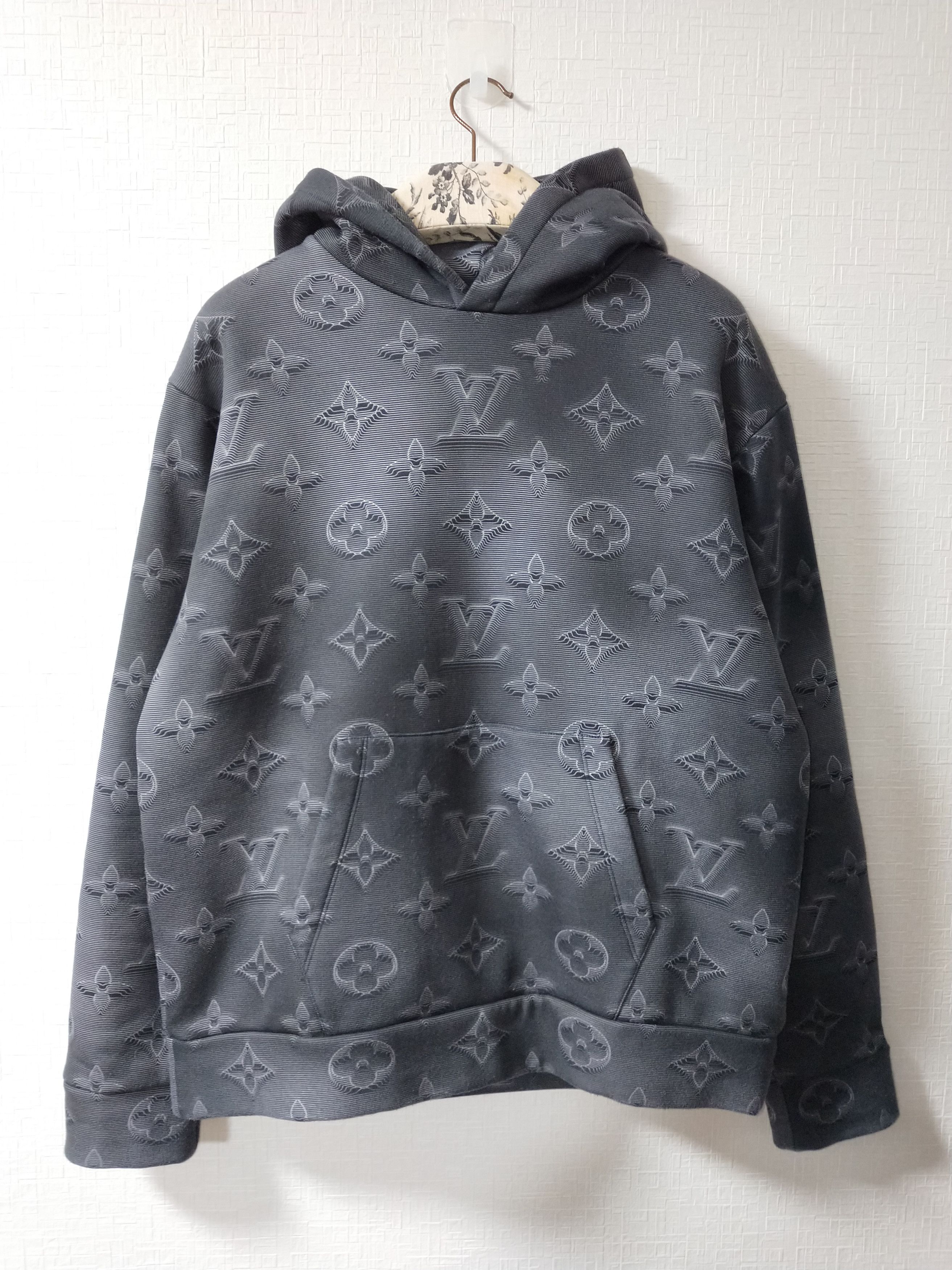 Louis Vuitton '2054' 3D Monogram Hoodie | Grailed