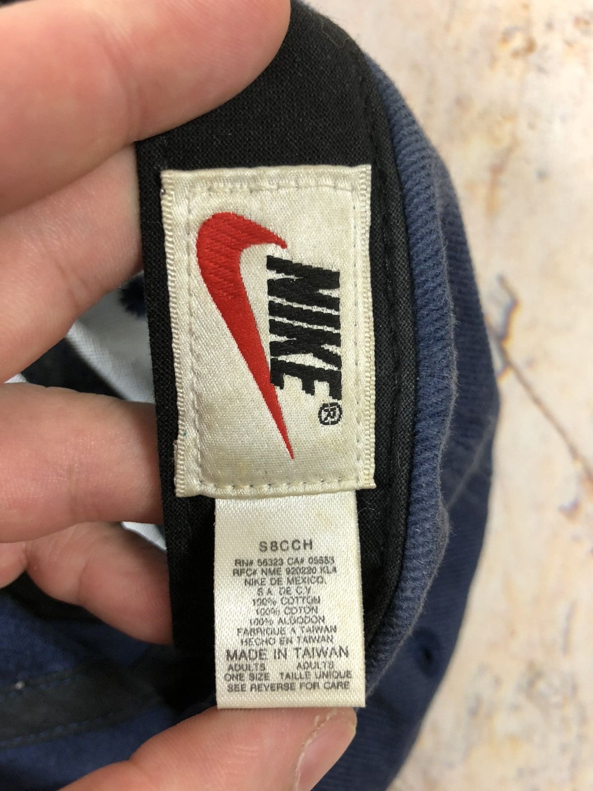 Nike × Vintage Nike vintage blue hat cap Size ONE SIZE - 5 Thumbnail