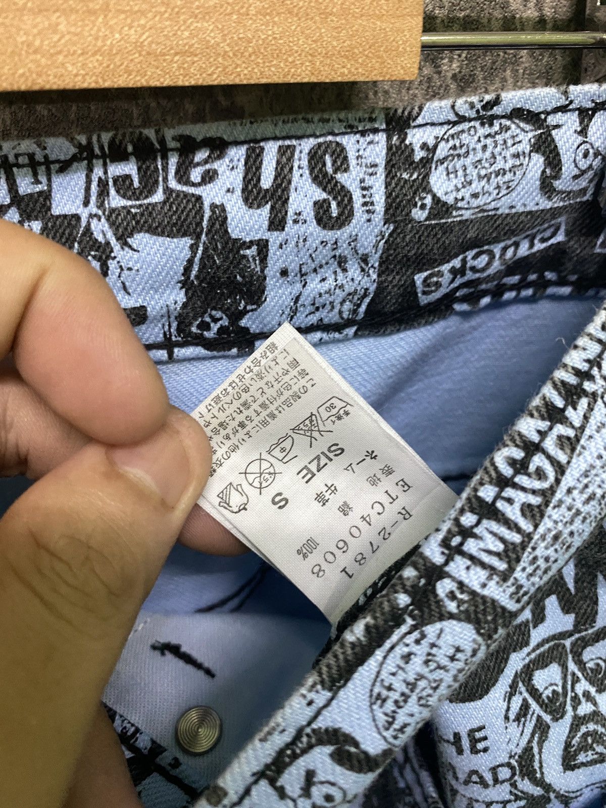 Japanese Brand FullPrinted RNA SLANG Comic Punk Hysteric Style Pant Size US 31 - 17 Thumbnail