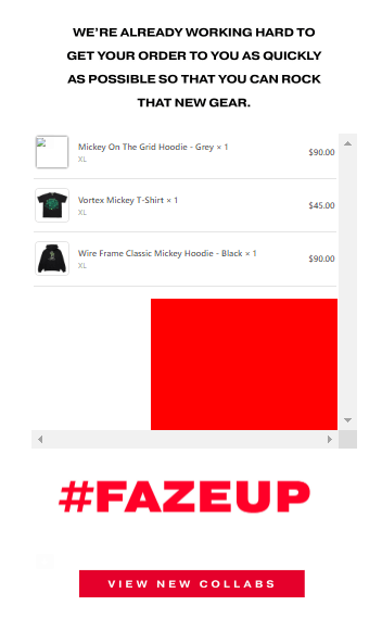 FaZe Faze Disney Micky Mouse On The Grid Hoodie Size US XL / EU 56 / 4 - 5 Thumbnail