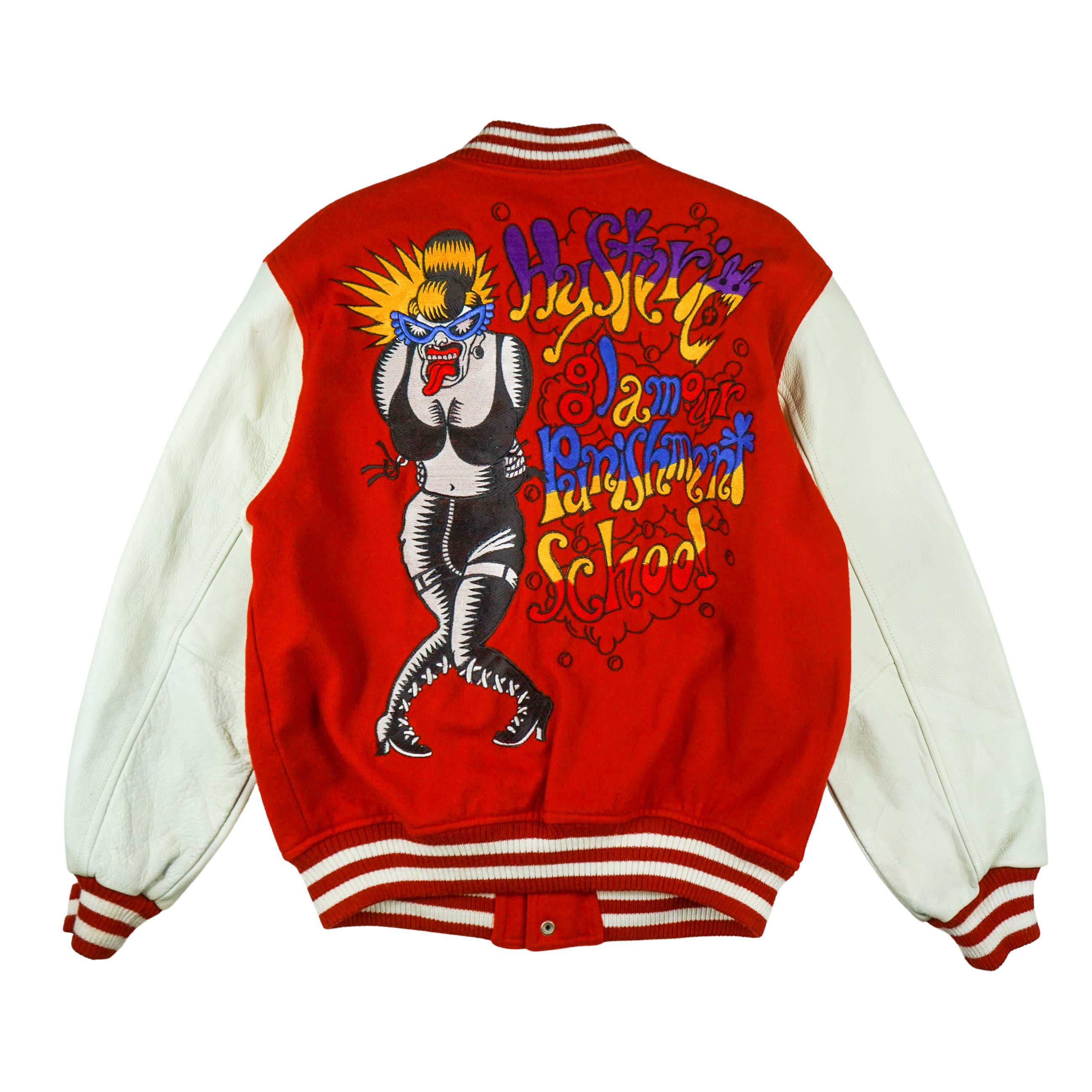 Hysteric Glamour 90's Punishment School Varsity Jacket Size US L / EU 52-54 / 3 - 2 Thumbnail