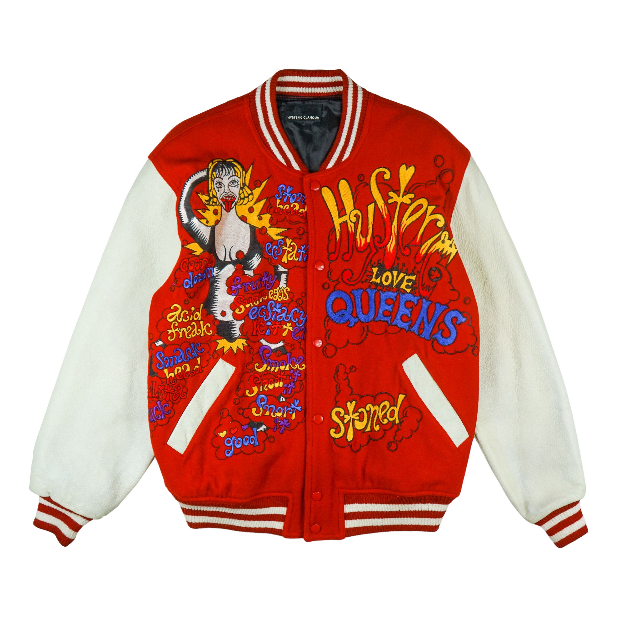 Hysteric Glamour 90's Punishment School Varsity Jacket Size US L / EU 52-54 / 3 - 1 Thumbnail