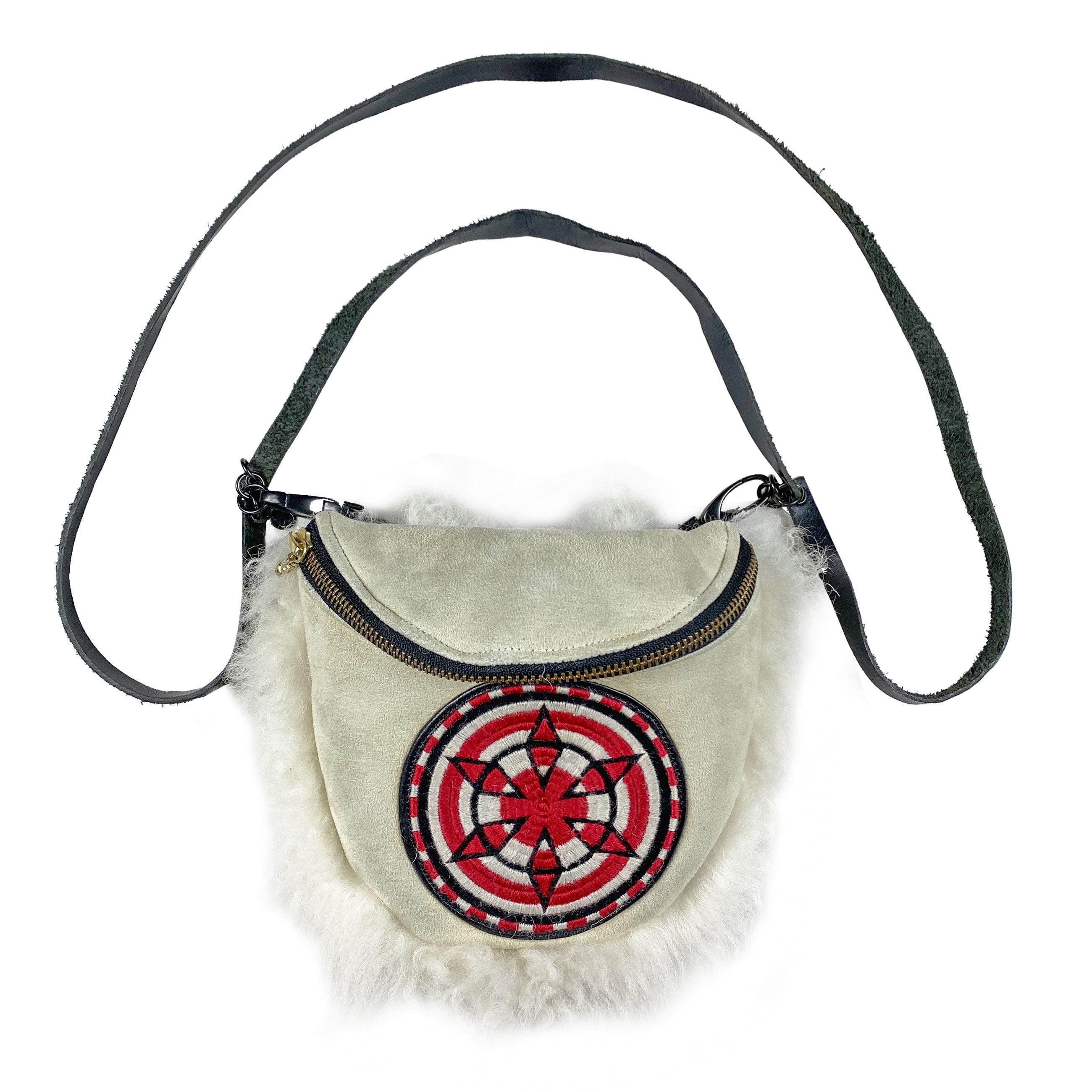 Blackmeans Gara x Blackmeans Suede Fur Shoulder Bag Size ONE SIZE - 1 Thumbnail