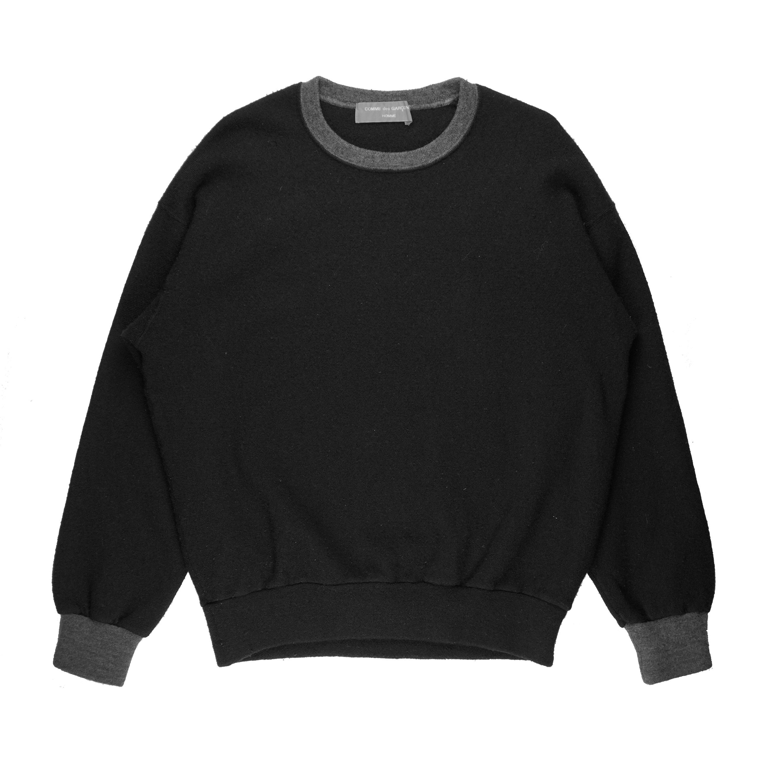 Comme des Garcons Homme Plus AD1989 Ringer Sweater Size US L / EU 52-54 / 3 - 1 Thumbnail