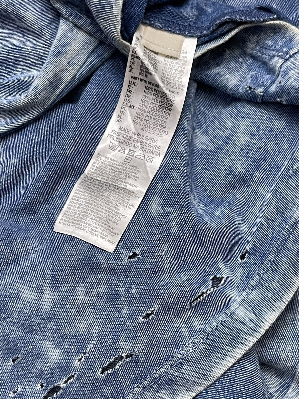 Diesel Thrashed Acid wash Distressed Shirts Size US S / EU 44-46 / 1 - 13 Thumbnail