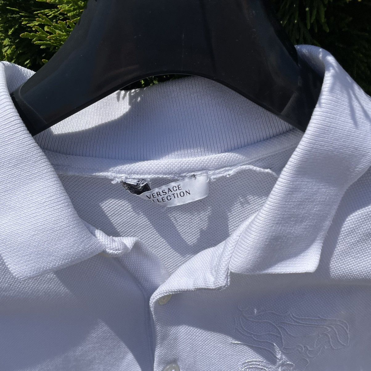 Versace Vintage Versace Polo T-shirts Italy 90s Stretwear Distressed Size US L / EU 52-54 / 3 - 8 Thumbnail
